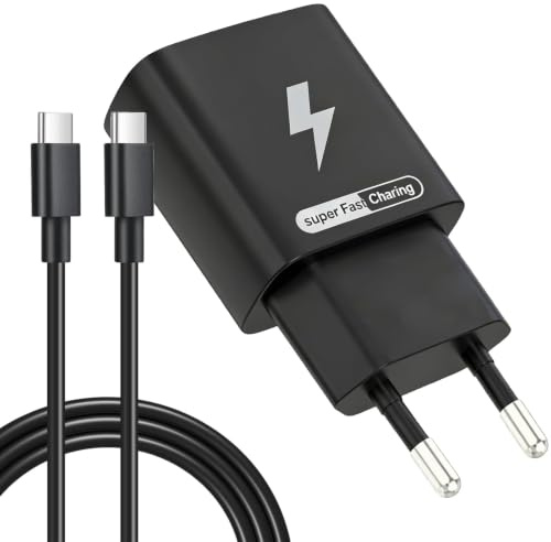 Chargeur USB C,25w Chargeur Rapide,Chargeur Rapide USB C pour Samsung | Chargeur pour Samsung Charge Rapide avec Câble 1,8M, pour Galaxy S25/S24/S23/S22/S21/S20/Ultra +/Note 20/Plus/Z Flip/Z Fold