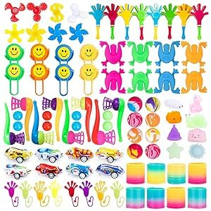 Ainvliya P1 80 Stück Mitgebsel Kindergeburtstag, Goodie Bags Fillers Give Aways Gastgeschenke Kindergeburtstag Mitbringsel Spielzeugset Party Mitgebsel Junge Mädchen Klassenzimmer Preise