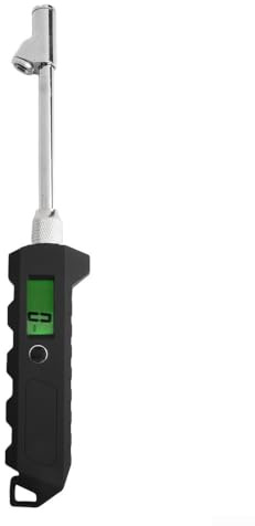 Jotekonoby Digitales Reifendruckmesser für LKW, Wohnmobil, Fahrrad, mit hintergrundbeleuchtetem LCD-Display und Taschenlampe, 0–200 psi/14 bar, Doppelkopf-Push-Pull