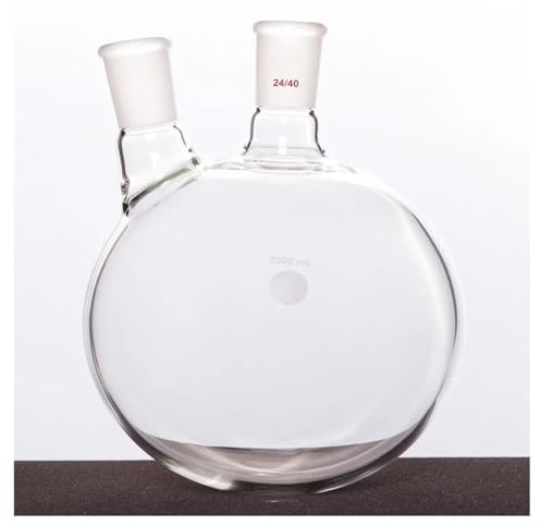 Tjockväggig vinklad flaska två kragar flaskform 1 000 ml 2 000 borosilikatglas F41 laboratorieutrustning