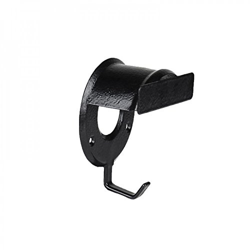 HORZE Trensenhalter mit Namensschild, Schwarz,