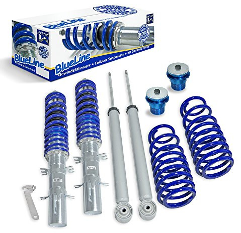 JOM 741001 BlueLine Gewindefahrwerk | Kompatibel mit: VW BORA I, BORA Variant, GOLF IV, GOLF IV Variant