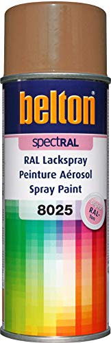belton spectRAL Lackspray RAL 8025 blassbraun, glänzend, 400 ml - Profi-Qualität