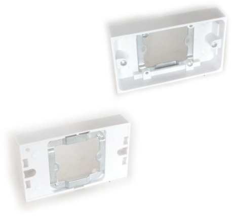 Doppelt zu einem 25 mm Montagefläche Einbaubox - fach Stecker/Konverter Schablone