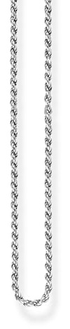 THOMAS SABO Kordelkette geschwärzt 925 Sterlingsilber, Geschwärzt