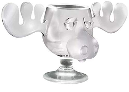 National Lampoon's Christmas Vacation Griswold Elchbecher – Feiertags-Trinkgeschirr-Set, Film-Sammelbecher, Gag-Geschenk, weißer Elefant für Erwachsene, Kinder und Familie, 2 Stück, 130 ml, Acryl