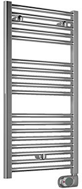 Scaldasalviette cromato con termostato digitale (920 mm x 480 mm)