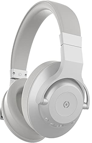 Celly ULTRABEATANCSV, Cuffie Bluetooth Over Ear con Cancellazione Attiva del Rumore, Cuffie Wireless Grandi con Microfono Integrato, 16 Ore di Autonomia, Pieghevoli