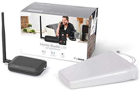 weBoost Home Studio Lite - Cell Phone Signal Booster for Verizon and AT&T only | Boosts 5G, 4G LTE up to 3,000 sq. ft | Made in the U.S. | FCC Approved (model 470165)