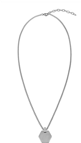 Breil Juwel Sammlung KALEIDO, HALSKETTEN aus HERREN in STAHL Farbe SILVER messen 52 - TJ3060