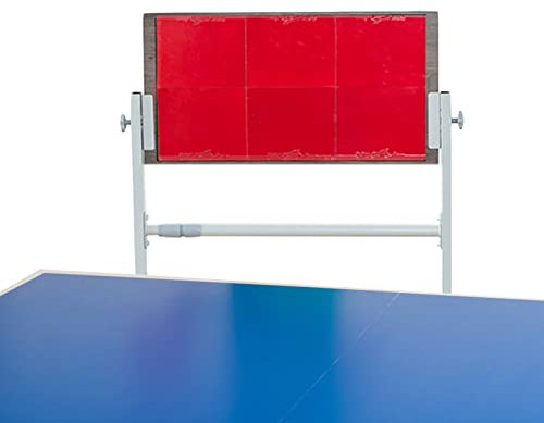 LILANAI Tischtennis Rebound Tafel Fachmann Tischtennis-Rebound-Board Für Tischtennisplatte, Tragbar Kompakt Ping Pong Return Board Baffle, (Color : Red, Size : with 6 Rubbers)