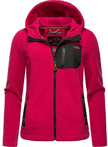 MARIKOO Damen Fleecejacke warm mit Kapuze Mount Iwaki XS-XXL
