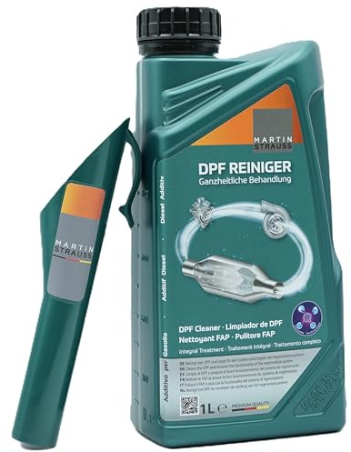 Martin Strauss® DPF Reiniger. Kur des Dieselpartikelfilters + Reinigung des AGR-Ventils und des Turboladers. 1 Liter, 3 Dosierungen