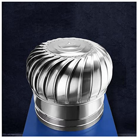 JUCCJUXIN LüFtungsaufsatz，SäUrebestäNdigen Edelstahl Drehbarer Kugelaufsatz Regenhut Dachhaube Schornsteinabdeckung Kaminhut,FüR Schornstein Mit Rotierender KappenbelüFtung (Size : 250mm/9.84in)