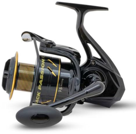 Black Cat Black Passion Fd 50 - Angelrolle, Rolle zum Wallerangeln, Stationärrolle zum Welsangeln, Spinnrolle