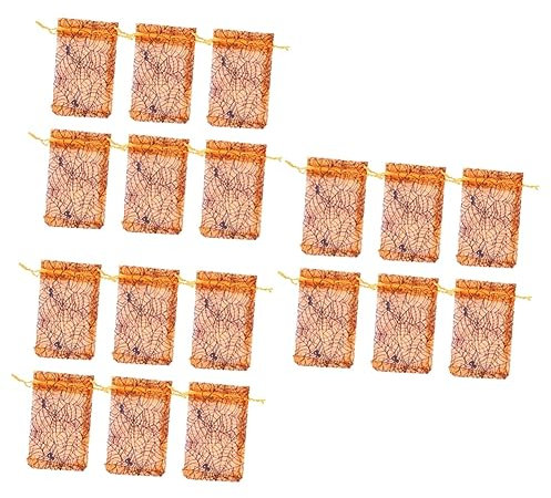 Gatuida 300 Stk Halloween-garnbeutel Halloween-taschen Mit Kordelzug Aufbewahrungsbox Für Geschenkverpackungen Transparente Geschenktüten Geschenkbeutel Organza Lagerung Aufbewahrungskiste