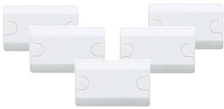 5 pezzi confezione Copri Cassetta per scatola rettangolare 3 posti da muro con viti bianco Coperchio 503 utilizzata come scatola di derivazione 5 pz