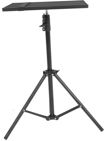 jojofuny Premium Aluminum Projector Tripod Tilt Adjustment Suitable for Laptops Tablets Cameras Music Notes