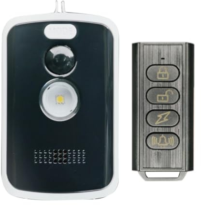Sensor De Movimiento, Alarma De Impermeable, Alarma Censora De Movimiento A Pilas, Detector De Movimiento Inalámbrico, Timbre De Alarma con Sonido, Timbre Inalámbrico para Puerta, Garaje