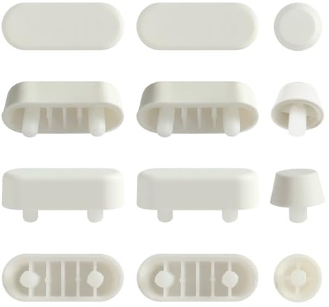 Fanmitrk Lot de 12 amortisseurs de siège de toilette, coussin amortisseur de choc pour planche en bois