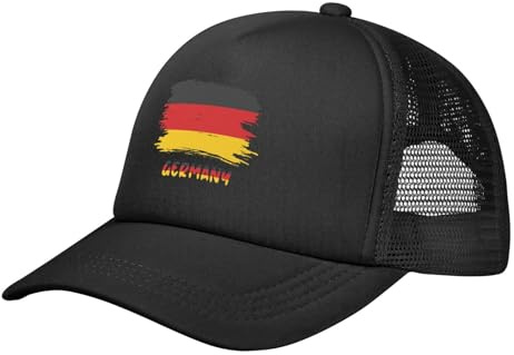 Baseball Cap Deutschland Deutsche Flagge Golf Caps Waschbare Baseballmütze Einstellbare Baseballkappe Für Reisen Running Außenbereich