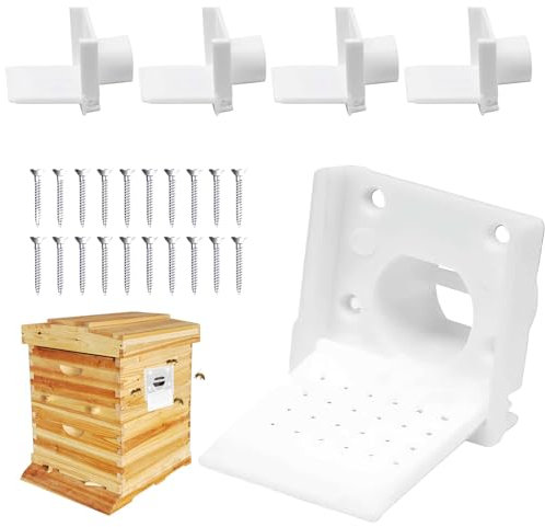Fluglochreduzierer Für Bienenstock, Imker-Eingangsgatter Für Bienenbeuten, Platzsparender Bienenstock Türreduzierer Imkereibedarf Für Garten, Außenbereich Und Bauernhof