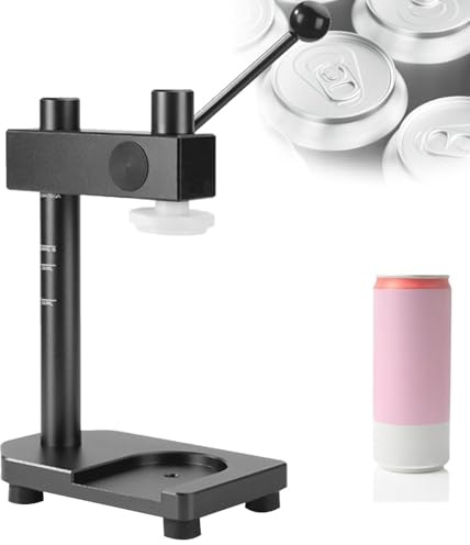 Máquina selladora manual de latas al vacío para uso doméstico y comercial, ideal para alimentos enlatados, té con leche, café y tarros, herramienta manual para sellar botellas de mascotas