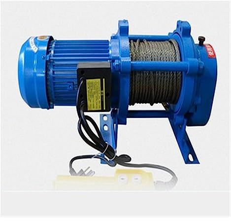 CCKUYT Seilwindenkran, 500 kg, 30 m, elektrischer Seilzug, Hebedraht, Hängekran, Werkzeug, elektrische Werkstatt, Portalwinde, Hebewinde für Garagendecken