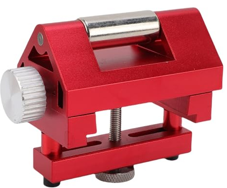 Yechiry Pierre à Aiguiser, Guides d'Affûtage à Angle Fixe, Détecteur d'Angle de Tranchant de Couteau Portable, Réparation d'Outils Usés pour Ciseaux Bois Rabots Outils Coupes (rouge)