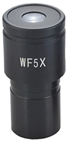 Mikroskop-tillbehörssats biologiskt mikroskop-okular WF5x WF10X WF15x WF16x WF20X WF25X tillbehör vidvinkelobjektiv monocular okular mikroskopiska objektbärare (1 st WF5X)