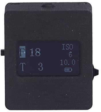 Headerbs Light Meter for Photography, ABS Photographic Assembly with Aperture and Shutter Priority Modes, 0.96in OLED Display for Cold Hot Shoe Fixed Cameras