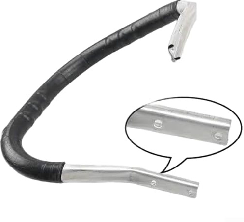 EaseSunny Poignée de rechange pour tronçonneuse 45 52 58 modèles – Poignée en aluminium épais pour outil forestier avant et arrière Noir 25,5 cm (anti-poignée)