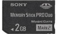 Sony Memory Stick Pro Duo 2GB Mark2