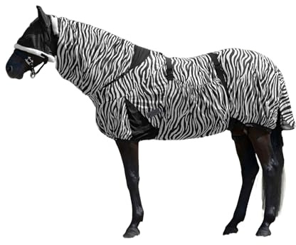 Waldhausen Ekzemdecke Zebra, 135 cm | Spezieller Atmungsaktiver Funktions-Faserstoff