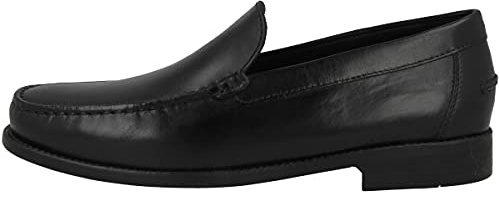 Geox Uomo U New Damon A Mocassini Uomo, Nero (Black), 42.5 EU