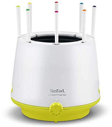 Tefal Appareil à fondue 8 personnes, Fondues Bourguignonnes, Savoyardes, Chocolat, Chinoises, Paroi isolante Thermorespect, Caquelon antiadhésif, Thermostat réglable, Fabriqué en France EF260312