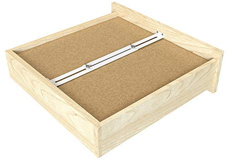 FRMSAET Schubladenreparatursatz - Zum Verstärken und Reparieren von Holz- / MDF- / Spanplattenschubladen Schrankverstärkung Hochleistungsstahlbeschläge Möbelzubehör.(4 Packung)