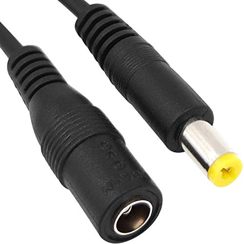 5.5 x 2.1mm DC Power Plug to Socket CCTV Extension Lead Cable 5 Meters