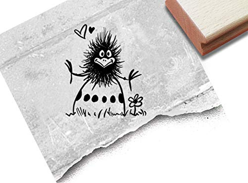 Stempel Osterstempel Rabe mit Osterei - Tierstempel Ostern Ostergrüße Karten Geschenkanhänger Osterdeko Geschenk für Kinder Scrapbook - zAcheR-fineT