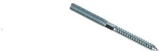 Sellon24® 10 x Kombinierte Edelstahlschraube Stockschraube Set M8x 60mm Handlauf Wandhalterbefestigung
