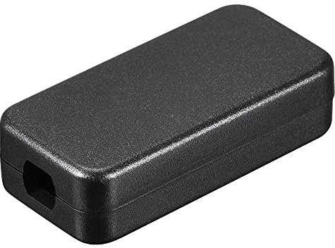 sourcing map 10 Stück Staubdicht Mini-Verteilerdose 40x20x10,5mm Schwarz | Für Elektroprojekt