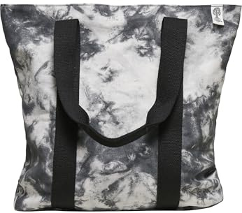 Urban Classics Unisex Tie Dye Tote Bag black/white, one size