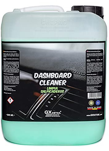 GxDetail Limpia Salpicaderos para Coche 5 Litros – Renueva y Protege Plásticos y Vinilos – Efecto Antipolvo y Acabado Mate – Fórmula No Grasa y Fácil Aplicación.