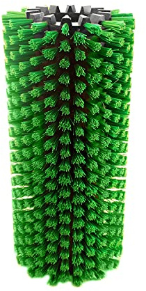 Brosse à fruits et légumes cylindrique modulaire en nylon tronchet pour brosse à poils pexcrine SAMMA PARTS (Pour oignons ail aubergines)
