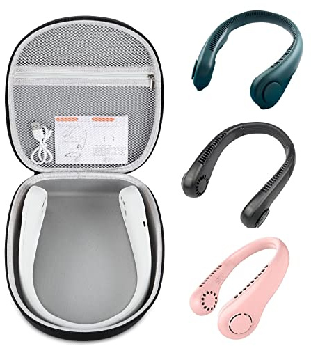 maitexi Case Compatible with PenKou/for JISULIFE/for FrSara/for CIVPOWER/for ASNUG/for DGLK portable Neck Fan .Portable Fan Case.USB Rechargeable Personal Fan Storage Box(Box Only)