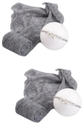 Abaodam 2stücke Mohair Wickeltuch Für Neugeborene Mit Kopfband Kreative Fotografie-requisiten Für Junge Mädchen Weich Und Bequem Für Erinnerungsfotos