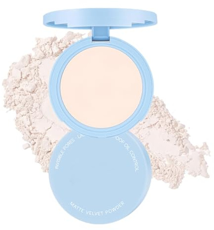 1 Piece Makeup Powder Face Powder Compact, Magic Minerals Face Powder, Collection Pressed Powder Translucent, foundation powder full coverage, Under Eye Setting Powder