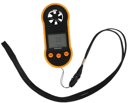 CIYODO 1 Pc Anémomètre Numérique Girouette Numérique Mesure Du Débit D' Compteur De Mesure D' Anémomètre à Hélice Thermomètre à Du Vent Électronique Plastique