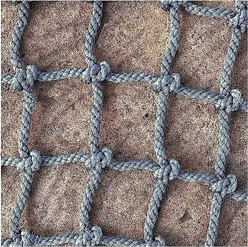 KjoiDWz Playground Rope Net Climbing Net For Kids Protective Safety Net Climbing Cargo Netting Rope Ladder For Indoor Outdoor Net Yard Frame Climbing Net, Treehouse Rope Ladder(3 * 5m(9.9 * 15.15ft))