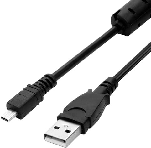 Cable USB UC-E6 Repuesto Transferencia de Datos sincronización Cable para cámaras réflex digitales Nikon COOLPIX S3000, S3100, S3200, S8000, S100, S203, S230, P7000 AW100
